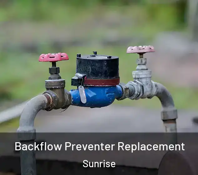  Backflow Preventer Replacement Sunrise
