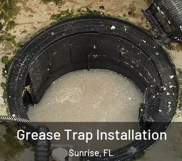  Grease Trap Installation Sunrise, FL