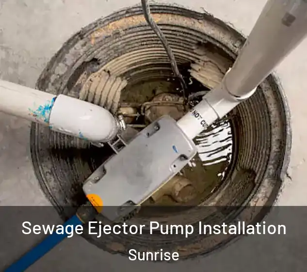  Sewage Ejector Pump Installation Sunrise