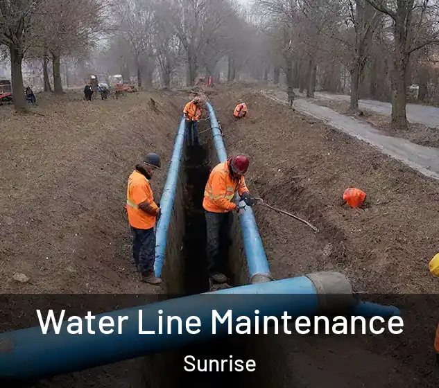  Water Line Maintenance Sunrise